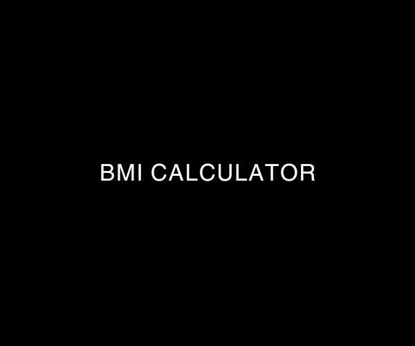 BMI Calculator