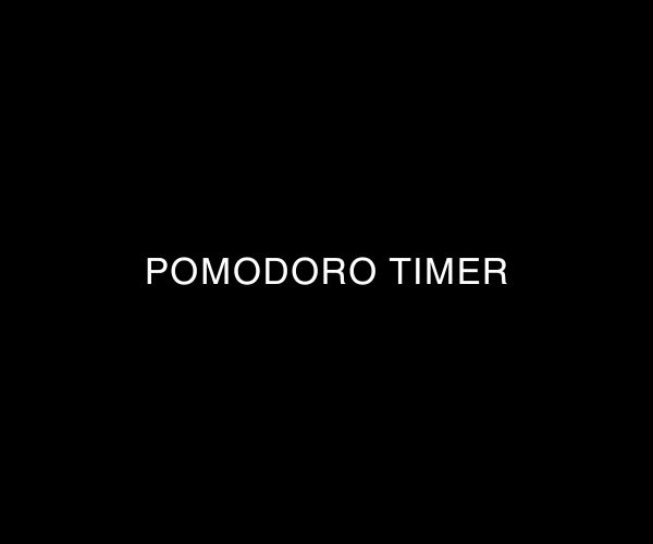 Pomodoro Timer