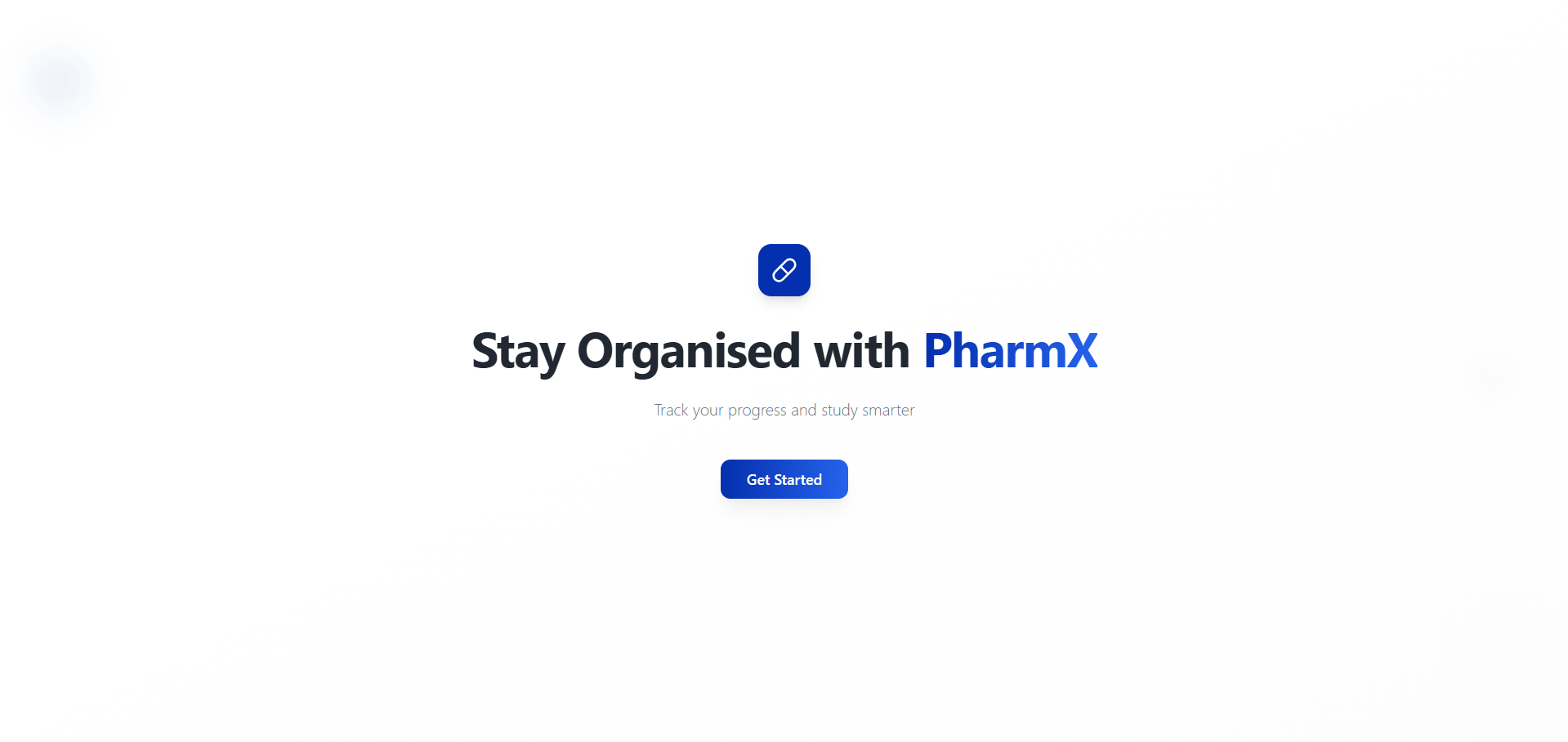 PharmX Personalised Tracker Dashboard